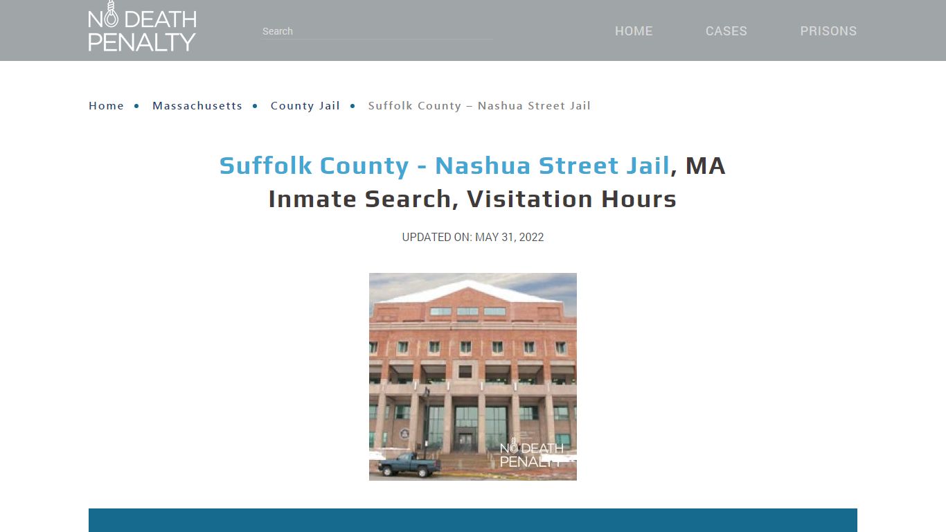 Suffolk County - Nashua Street Jail, MA Inmate Search ...